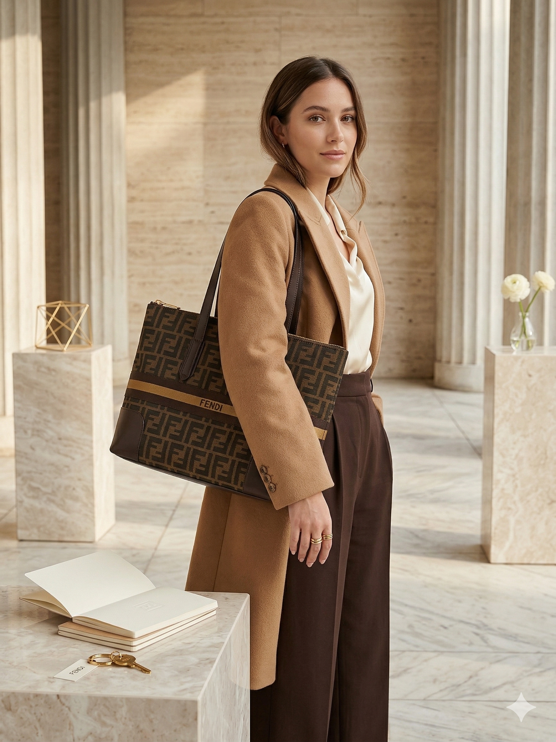 FF Monogram Tote — Styled